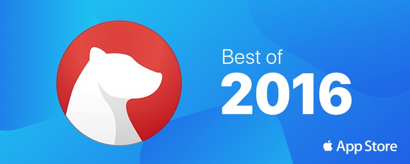 Bear is App Of The Year 2016
