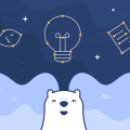 Bear thinking about all his note ideas