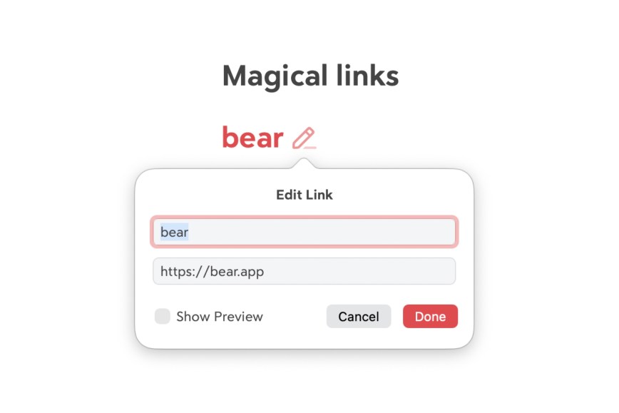 Things You Might Not Know About Links in Bear